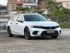 2023 Honda Civic HATCHBACK 2.0L e:HEV, белый — фото 3
