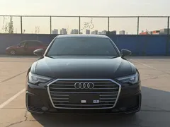 2022 Audi A6L 45 TFSI, чёрный — фото 2