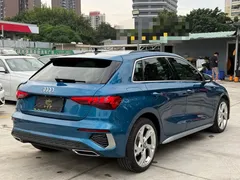 2022 Audi A3 Sportback 35 TFSI, синий — фото 5