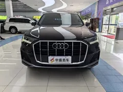 2022 Audi Q7 55 TFSI quattro S line, чёрный — фото 2