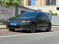2021 Volkswagen Golf 280TSI DSG R-Line, чёрный — фото 1
