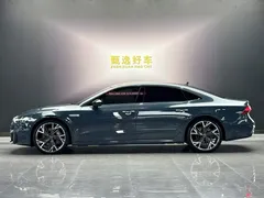 2022 Audi A7L A7 L 55 TFSI quattro S-line, синий — фото 3