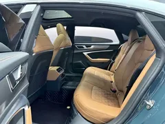 2022 Audi A7L A7 L 55 TFSI quattro S-line, синий — фото 4