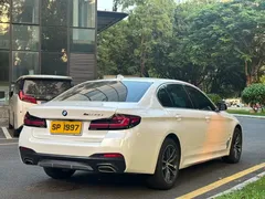 2021 BMW 5 Series 5 525Li M, белый — фото 5