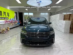 2022 Volkswagen Tiguan L 430PHEV PHEV Flagship, синий — фото 2