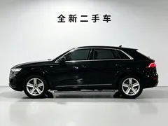 2021 Audi Q8 45 TFSI, чёрный — фото 3