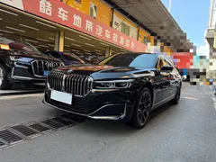 2021 BMW 7 Series 7 730Li, чёрный — фото 1