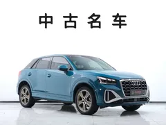 2022 Audi Q2L 35 TFSI, синий — фото 3