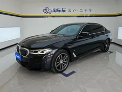 2022 BMW 5 Series 5 525Li M, чёрный — фото 1