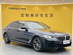 2021 BMW 5 Series 5 525Li M, чёрный — фото 1