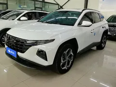 2021 Hyundai Tucson L 1.5T DCT LUX Premium, белый — фото 1