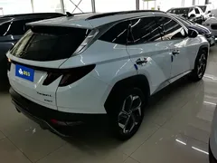 2021 Hyundai Tucson L 1.5T DCT LUX Premium, белый — фото 3