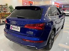 2020 Audi Q5L 40 TFSI, синий — фото 6