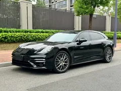 2022 Porsche Panamera 4 Sport Turismo 2.9T, зелёный — фото 1