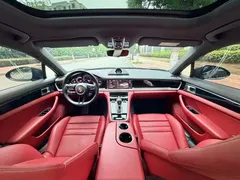 2022 Porsche Panamera 4 Sport Turismo 2.9T, зелёный — фото 9