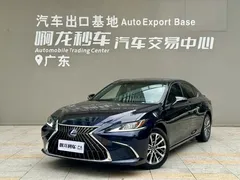 2021 Lexus ES 300h, синий — фото 1