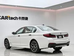2021 BMW 5 Series 5 530Li M, белый — фото 3
