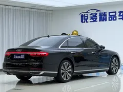 2022 Audi A8L 55 TFSI quattro, чёрный — фото 9