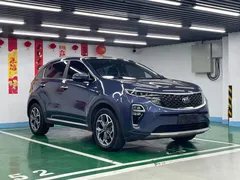2019 Kia Sportage 1.6T AT 4WD Luxury, синий — фото 3