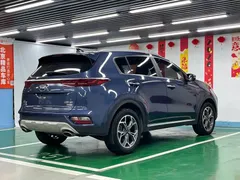 2019 Kia Sportage 1.6T AT 4WD Luxury, синий — фото 5