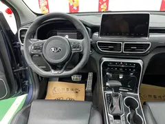 2019 Kia Sportage 1.6T AT 4WD Luxury, синий — фото 11