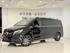 2021 Mercedes-Benz V-Class V 260 L, чёрный — фото 1