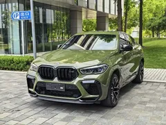 2022 BMW X6 M, зелёный — фото 1