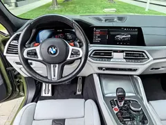 2022 BMW X6 M, зелёный — фото 23