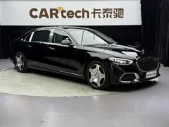 2021 Mercedes-Benz Maybach S-Class S 480 4MATIC, чёрный — фото 2