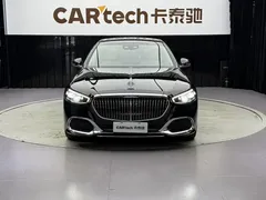 2021 Mercedes-Benz Maybach S-Class S 480 4MATIC, чёрный — фото 3