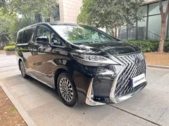 2020 Lexus LM 300h, чёрный — фото 2