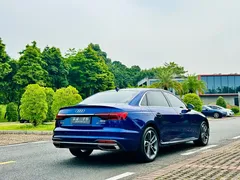 2020 Audi A4L 40 TFSI, синий — фото 6