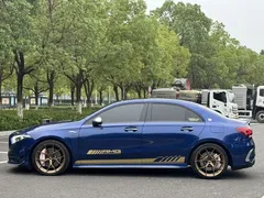 2020 Mercedes-Benz A-Class AMG A 35 L 4MATIC, синий — фото 4