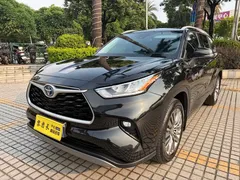 2023 Toyota Highlander 2.5L Smart Hybrid 4WD Luxury 7, чёрный — фото 1