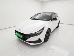 2022 Hyundai Elantra 240TGDi DCT LUX, белый — фото 2