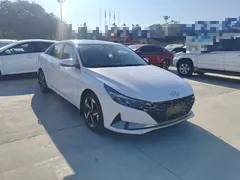2021 Hyundai Elantra 1.5L CVT GLX, белый — фото 4