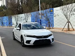 2023 Honda Civic 240TURBO CVT C, белый — фото 3