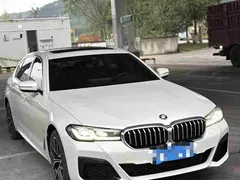 2021 BMW 5 Series 530Li Premium M Sport Package, белый — фото 4