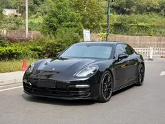 2021 Porsche Panamera GTS 4.0T, чёрный — фото 1