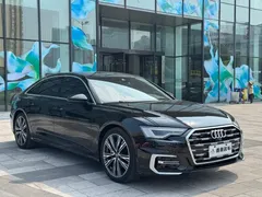 2021 Audi A6L 45 TFSI quattro, чёрный — фото 2