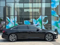 2021 Audi A6L 45 TFSI quattro, чёрный — фото 3