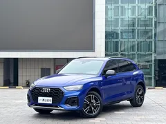 2022 Audi Q5L 40T Fashion Sport, синий — фото 1