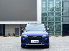 2022 Audi Q5L 40T Fashion Sport, синий — фото 2