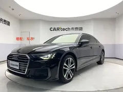 2021 Audi A6L 40 TFSI, чёрный — фото 1