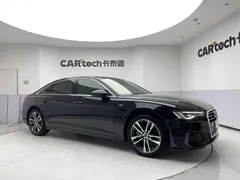 2021 Audi A6L 40 TFSI, чёрный — фото 2