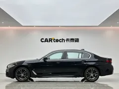 2023 BMW 5 Series 5 530Li M, чёрный — фото 2