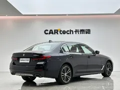 2023 BMW 5 Series 5 530Li M, чёрный — фото 5