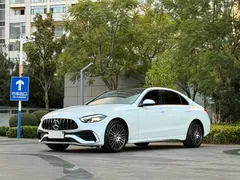 2022 Mercedes-Benz C-Class C 260 L Sport, белый — фото 1