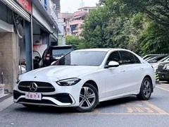 2022 Mercedes-Benz C-Class C 200 L Sport, белый — фото 1