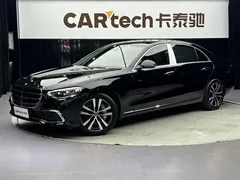 2021 Mercedes-Benz S-Class S 400 L, чёрный — фото 1